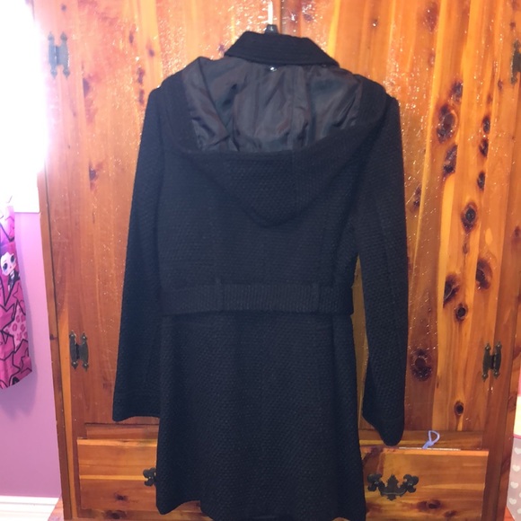 BRAND NEW  WOMAN’S LIZ CLAIBORNE BKACK WAFFLE COAT SIZE LARGE! NWTS! - Picture 7 of 7